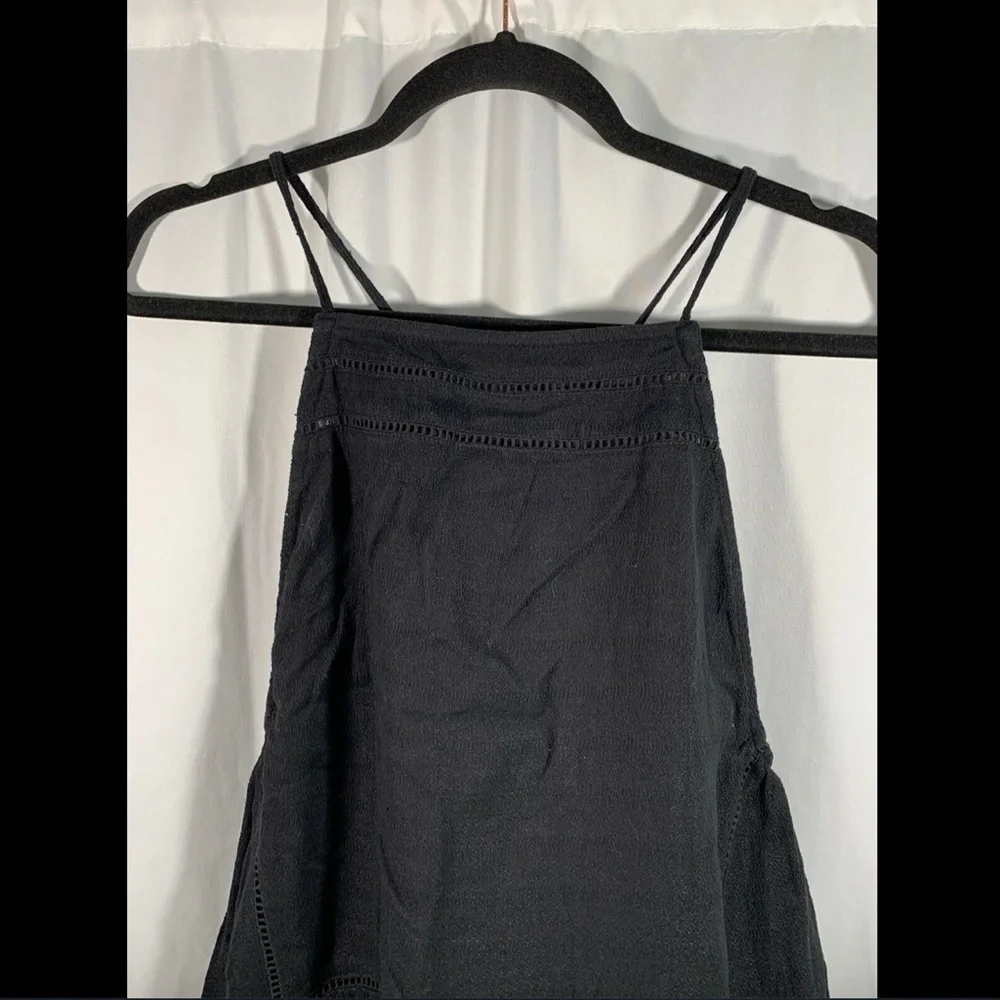 NWT $128 Free People Skipping Stones Tunic Dress Black [ Small ]‎ #110